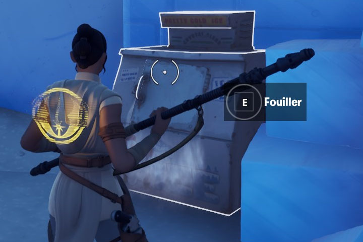 Fortnite : Fouiller des réserves de glace, défis hivernaux