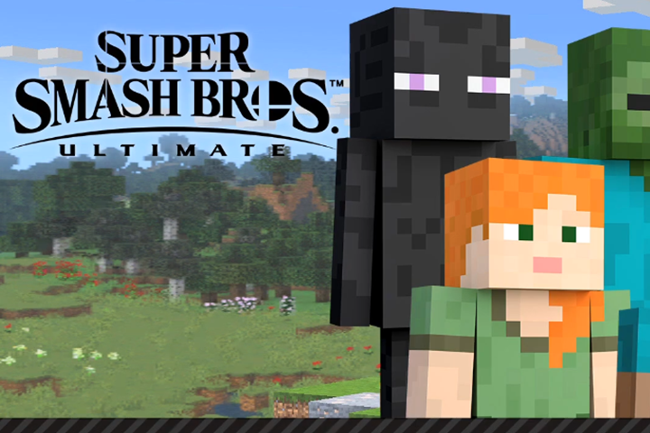 Smash x Minecraft : Steve, nouveau personnage Super Smash Bros. Ultimate, présentation, prix et date de sortie