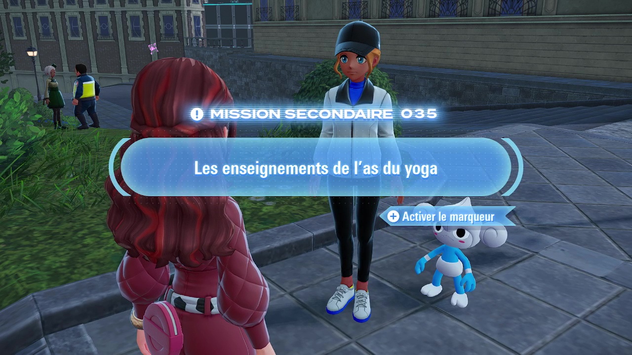 Les enseignements de l'as du yoga, Mission secondaire 035 dans Pokémon Légendes Z-A