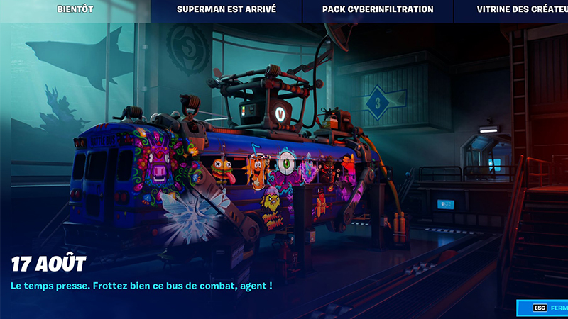 Que se passe-t-il le 17 août dans Fortnite ?