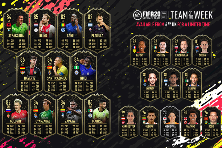 Équipe de la semaine 3 pour FUT 20