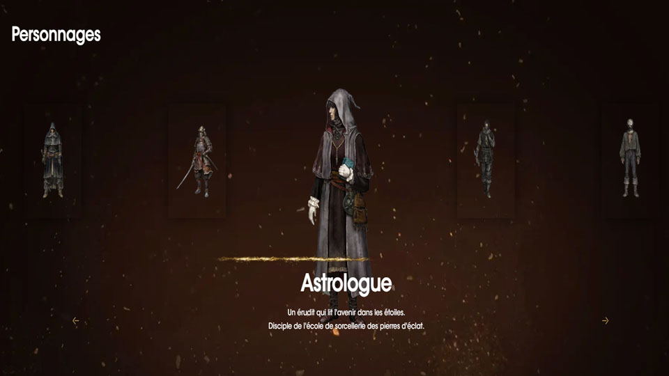 Astrologue Build Elden Ring, meilleures statistiques, armes, sorts et capacités pour la classe