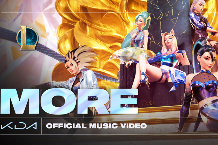 LoL K/DA : Le single More de l'EP ALL/OUT du groupe de League of Legends est sorti