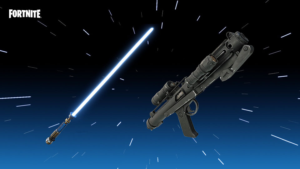 Le retour du Fusil Blaster et du Sabre Laser d'Obi Wan Kenobi dans Fortnite