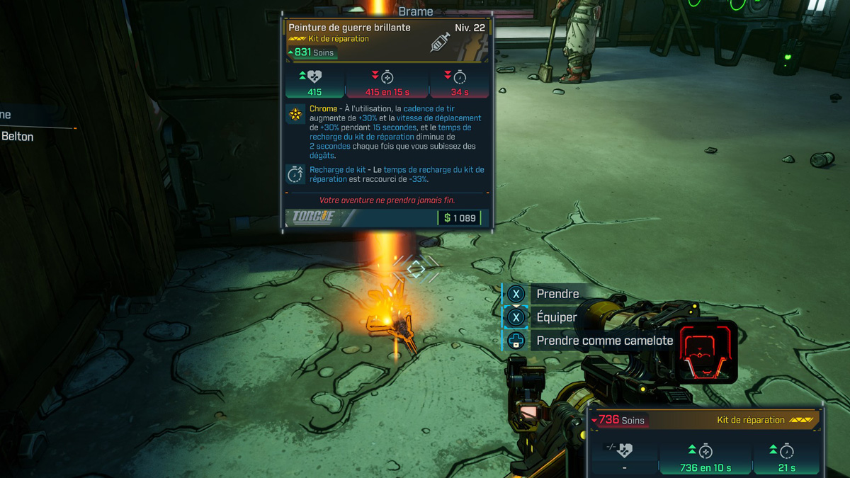 War Paint Borderlands 4 : comment avoir le kit de réparation ?