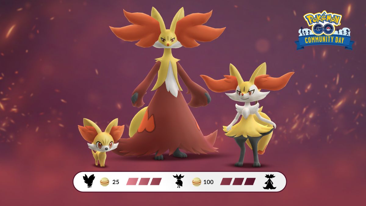 Pelage et flammes, Ticket Feunnec du Community Day sur Pokémon Go