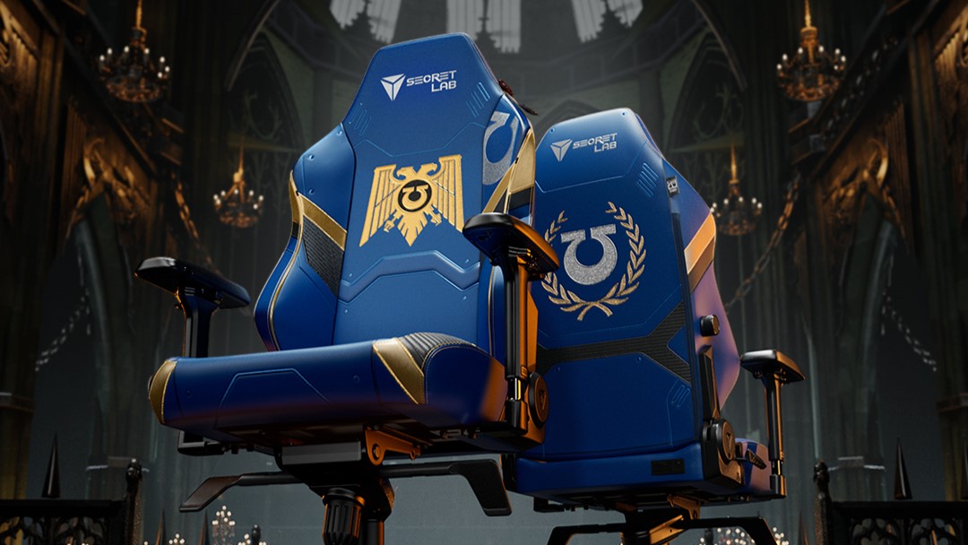 Secretlab lance une nouvelle chaise gaming TITAN EVO aux couleurs de Warhammer 40,000 Ultramarines