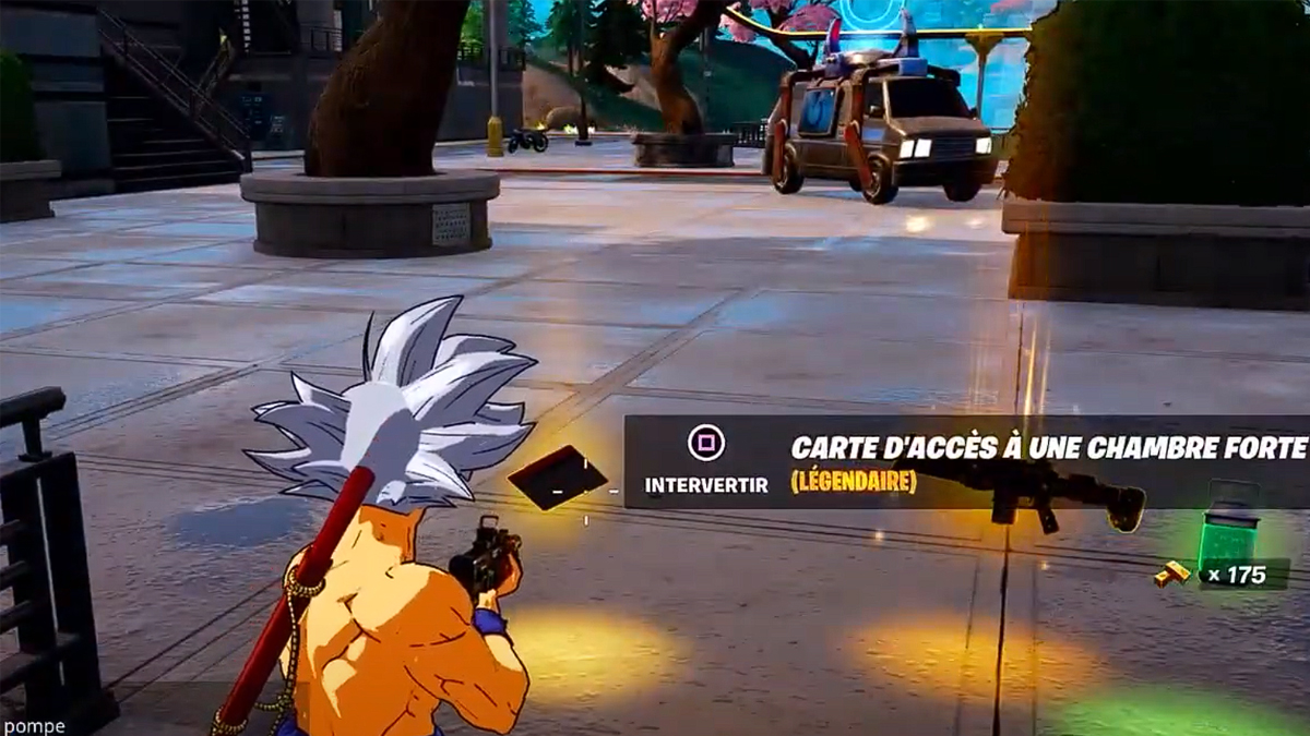 Ouvrir une chambre forte avec une carte d'accès dans Fortnite, défi saison 2 du chapitre 4