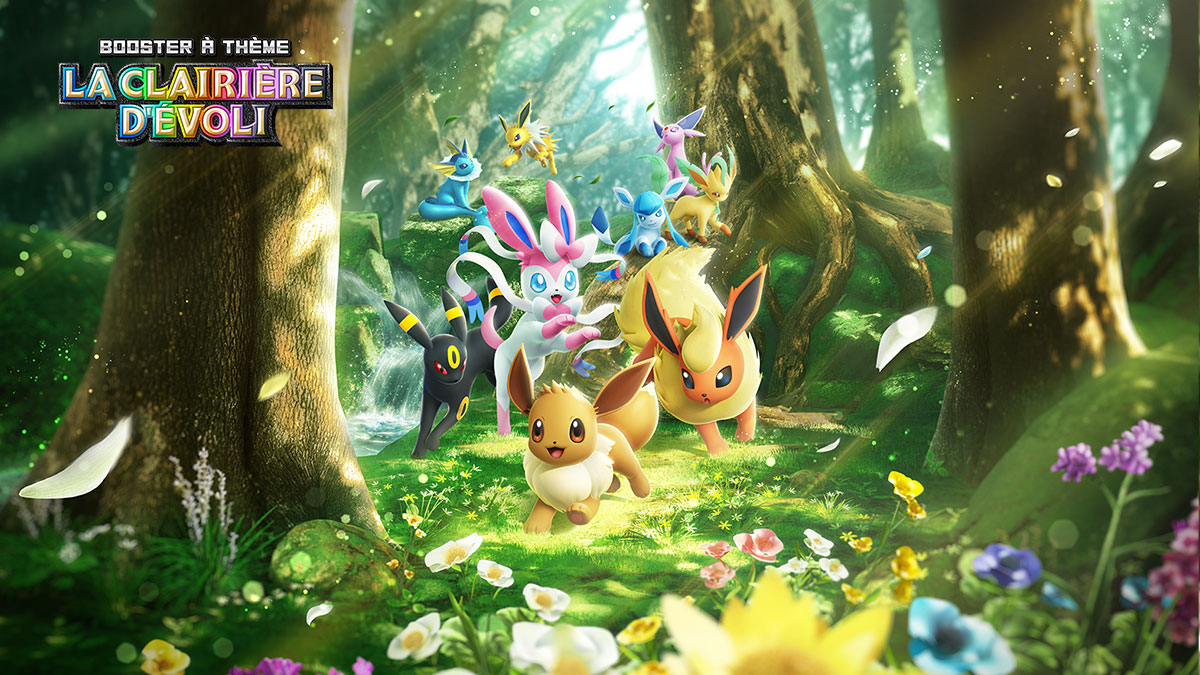 La liste des cartes de l'extension La Clairière d'Evoli de Pokémon JCC Pocket