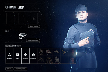 Star Wars Battlefront 2 : Cartes des Étoiles classe Officier