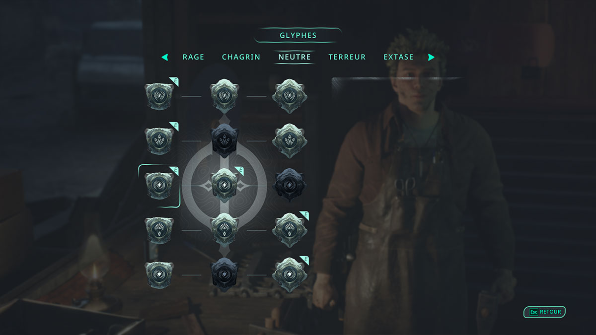Glyphes Hell is Us : types, améliorations et où les trouver