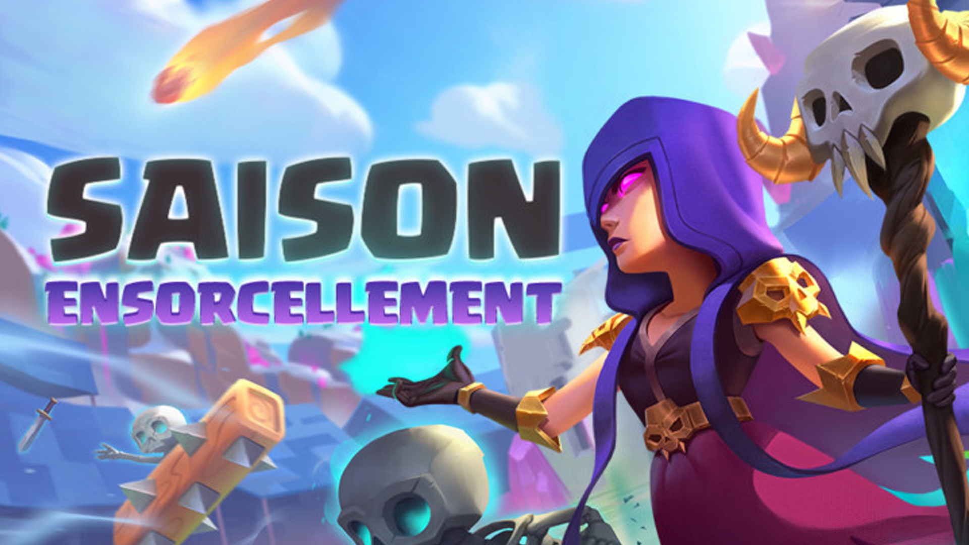 Qu'ajoute la saison Ensorcellement sur Clash Royale ?