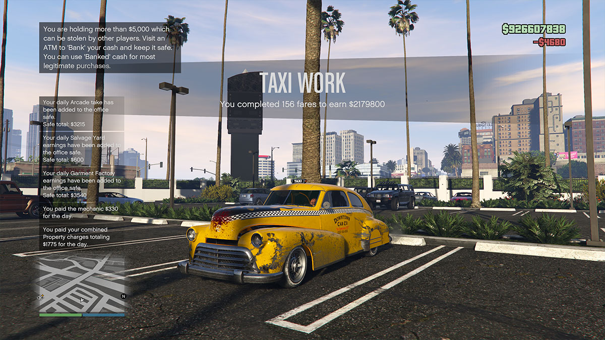 Un joueur gagne une fortune colossale dans GTA Online... en faisant le taxi !