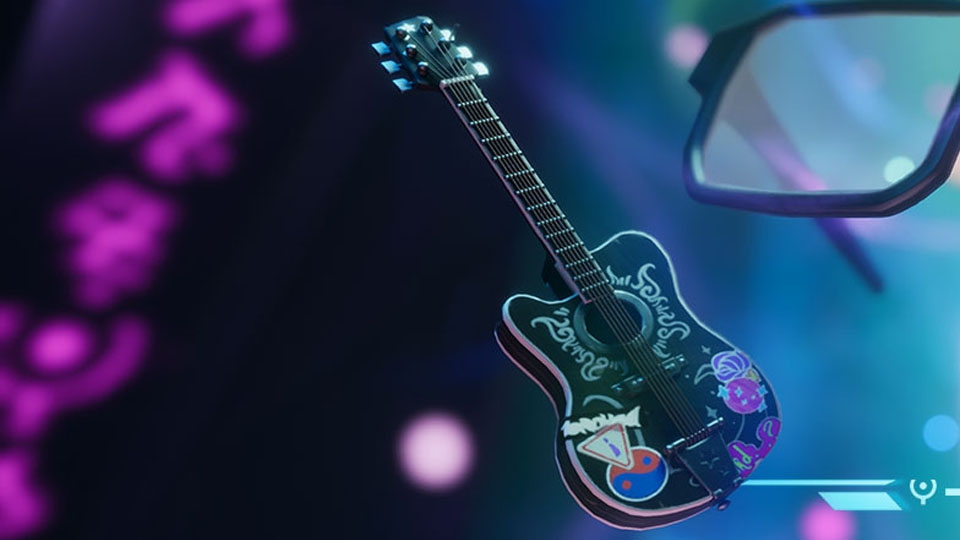 Un teaser Fortnite avec une guitare