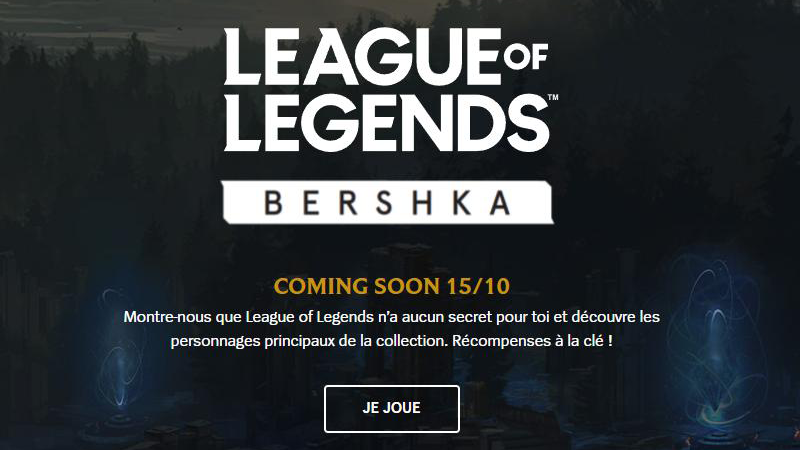 Bershka x LoL, la marque de vêtements va sortir une collection avec League of Legends