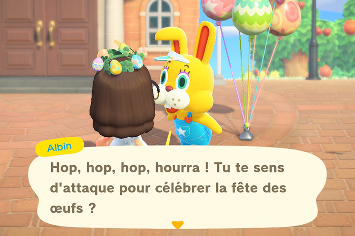 Animal Crossing New Horizons : Fête des oeufs et récompense d'Albin, tout sur l'événement de Pâques du 4 avril