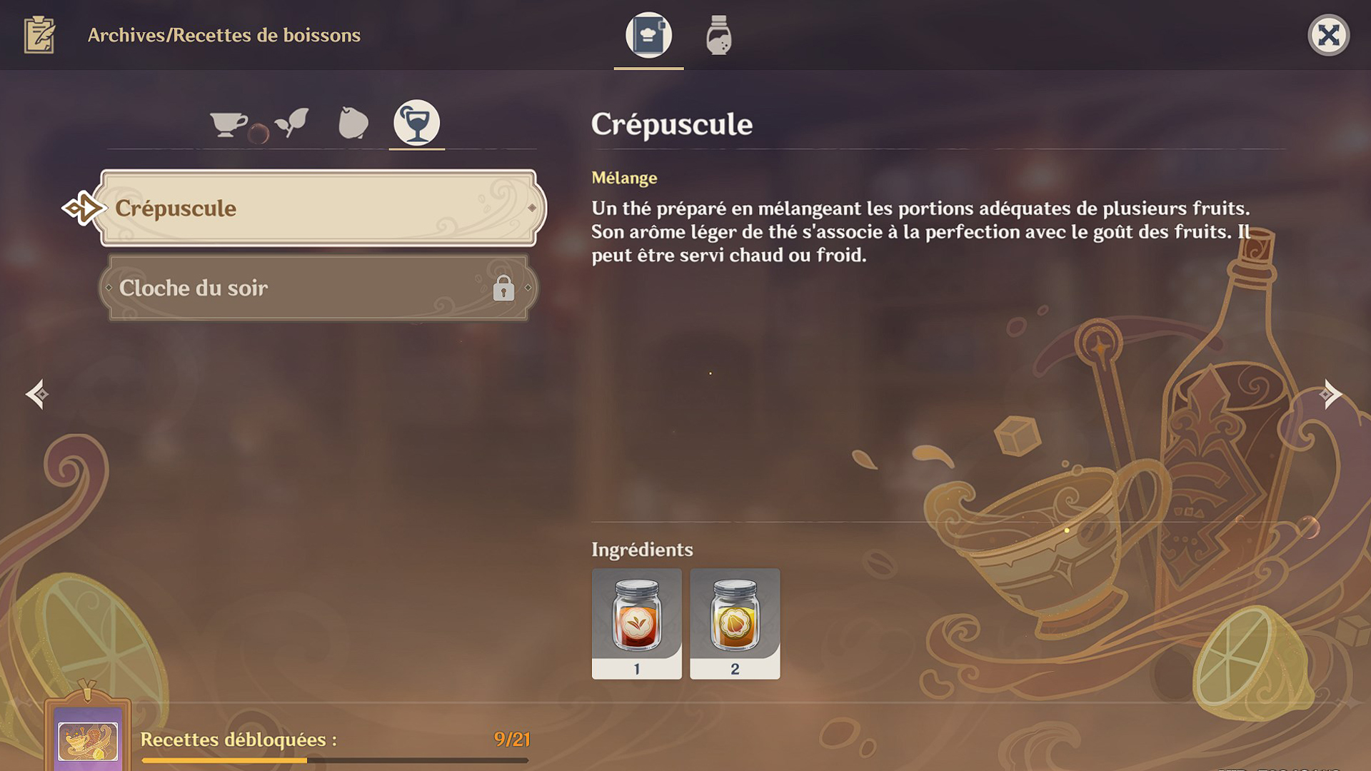 Comment débloquer la recette Crépuscule dans Genshin Impact ?