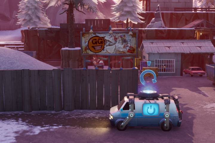 Fortnite : Visiter des panneaux d'affichage couverts de graffitis en une seule partie, défi Prestige Plomb et Peinture, saison 10