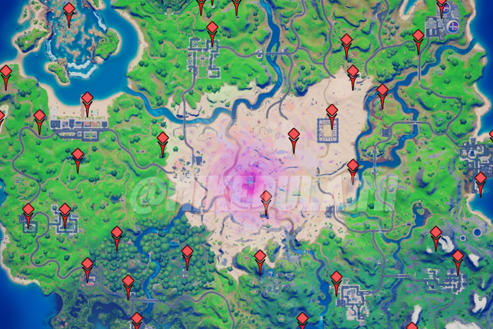 Emplacement de tous les PNJ en saison 5