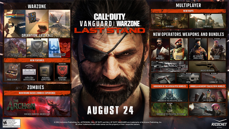 Patch note mise à jour Warzone saison 5, infos et taille de l'update