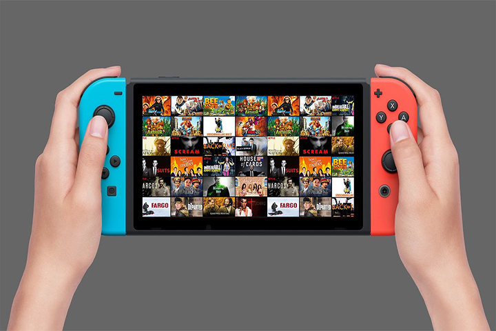 YouTube et Netflix sur Switch