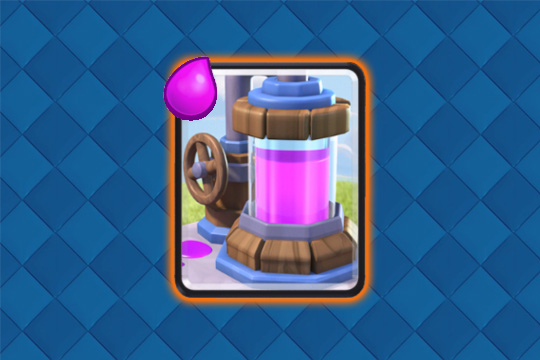 Clash Royale : Tout sur la Carte Rare Extracteur d'élixir