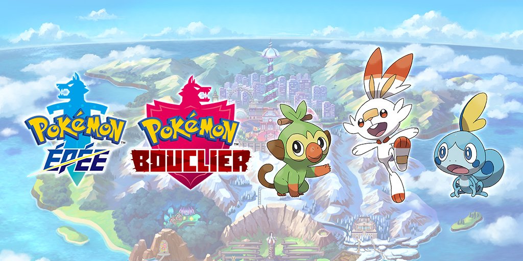 La 8G avec Pokémon Épée et Bouclier