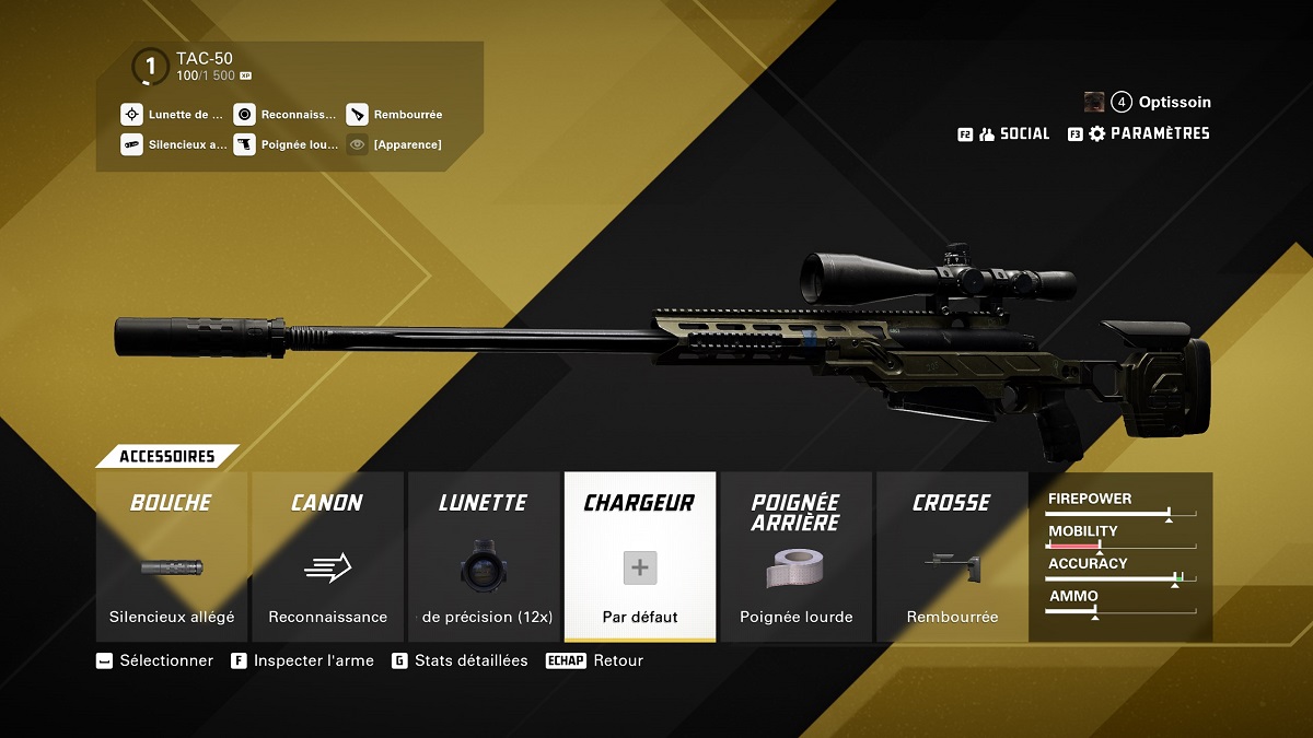 Classe TAC-50 XDefiant : les meilleurs accessoires et build