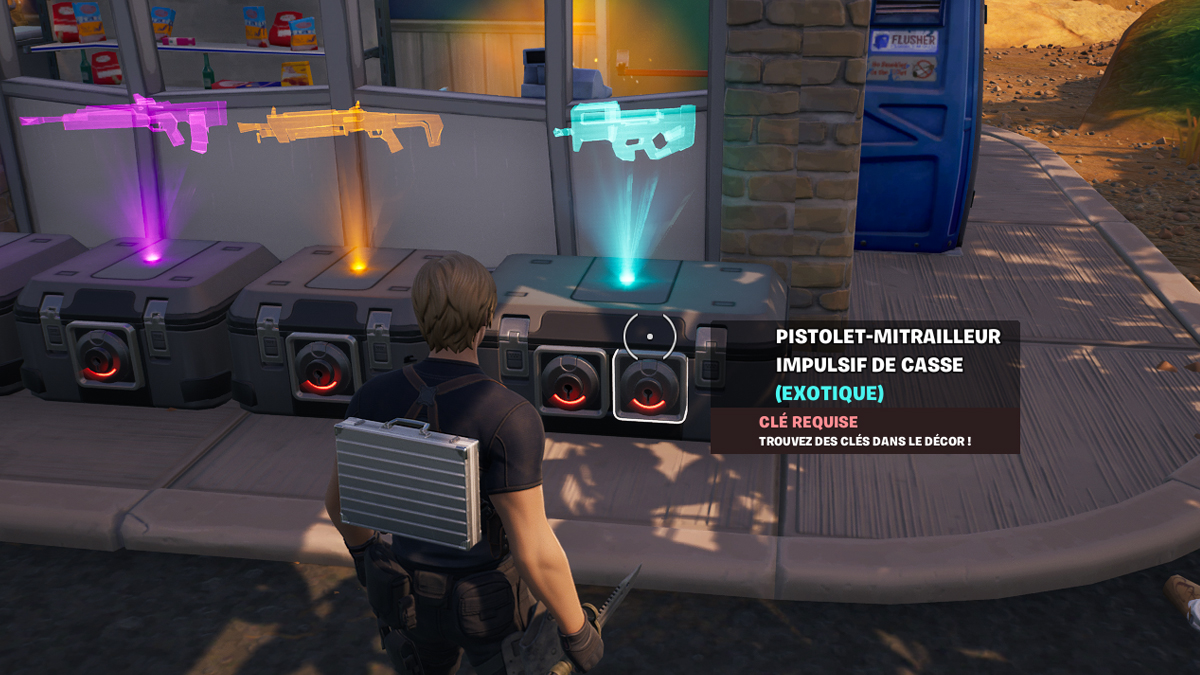 Ouvrir un coffre à double verrou Fortnite, comment réussir la quête de la semaine 9 en saison 2 du chapitre 4 ?