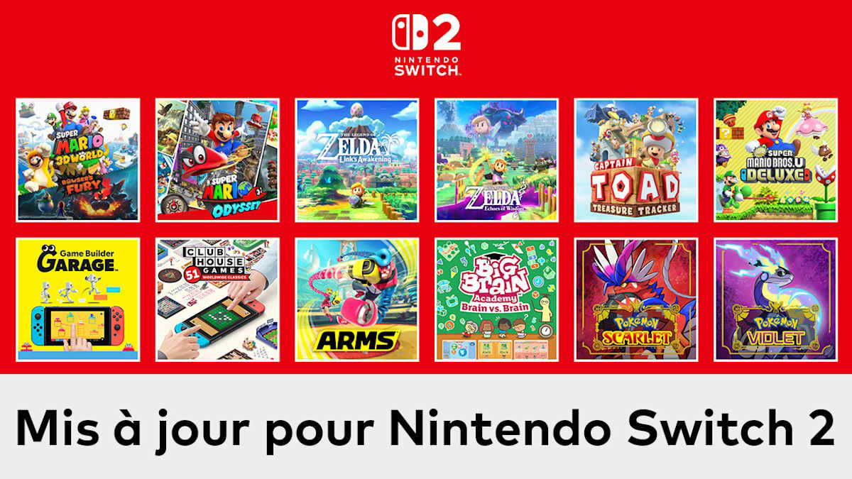 Mise à niveau Switch 2 : comment profiter des versions améliorées des jeux sur la console Nintendo ?
