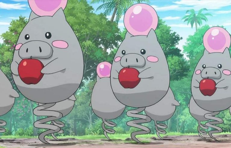 Spoink (shiny) dans les Heures de Pokémon Vedette de septembre sur Pokémon GO