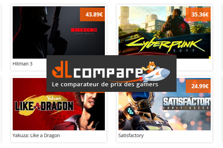 Trouvez votre jeu au meilleur prix avec DLCompare