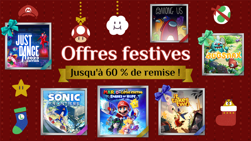 Offres festives Nintendo eShop, quels sont les jeux en promotion en 2022 ?