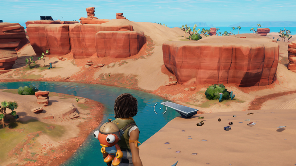 Défi : Sauter d'un plongeoir dans Fortnite