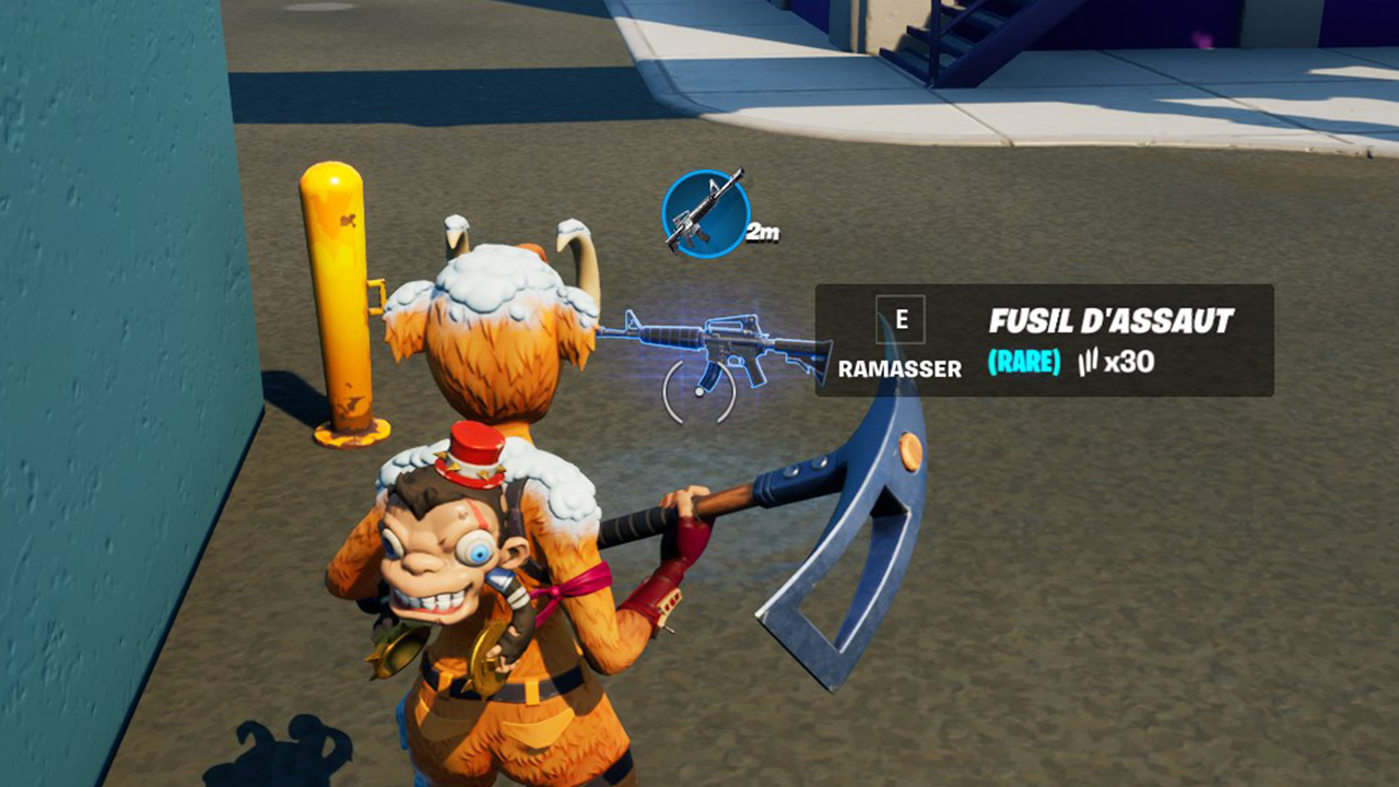 Défi : Marquer des armes de niveaux de rareté différents