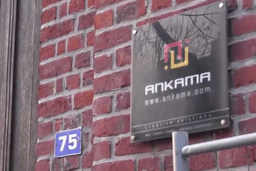 Emmanuel Macron en visite à Ankama