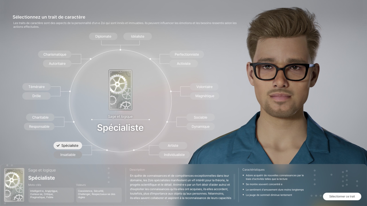 InZOI : Quel trait de caractère choisir pour son Zoi ? La liste complète
