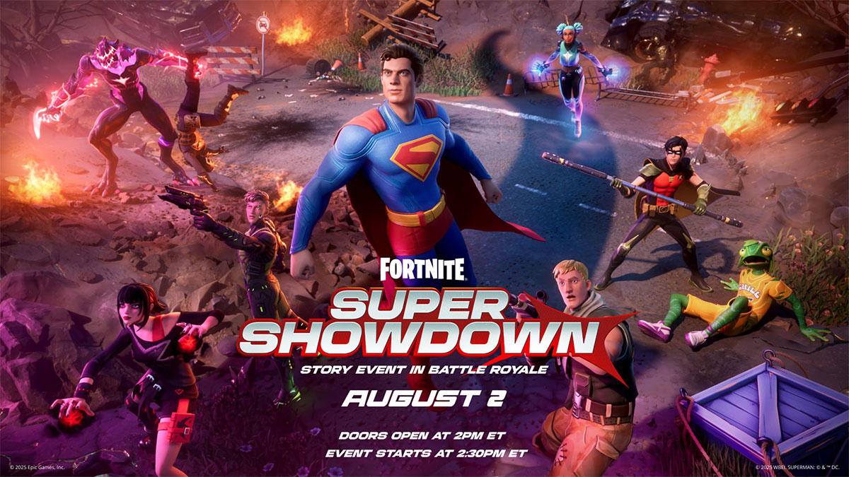 Fortnite : L’événement live Super Showdown arrive le 2 août et promet un final explosif pour la saison