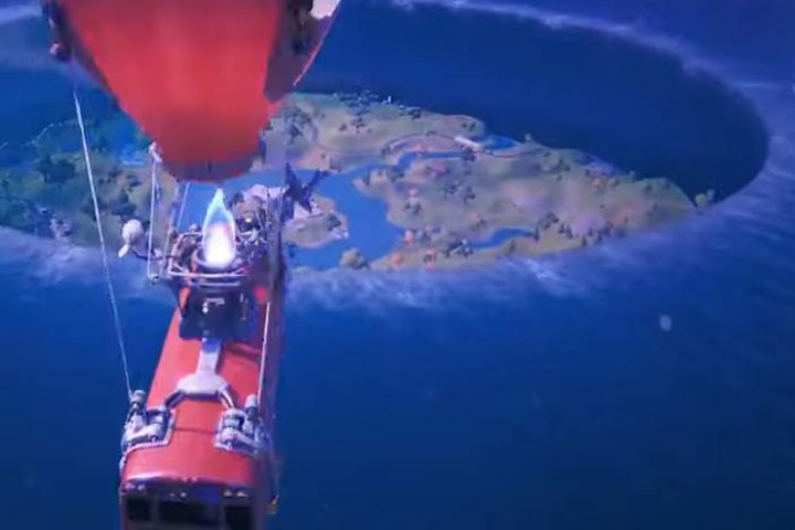 L'eau dans Fortnite, nager et nouvelle tempête suite à l'événement pour la saison 3