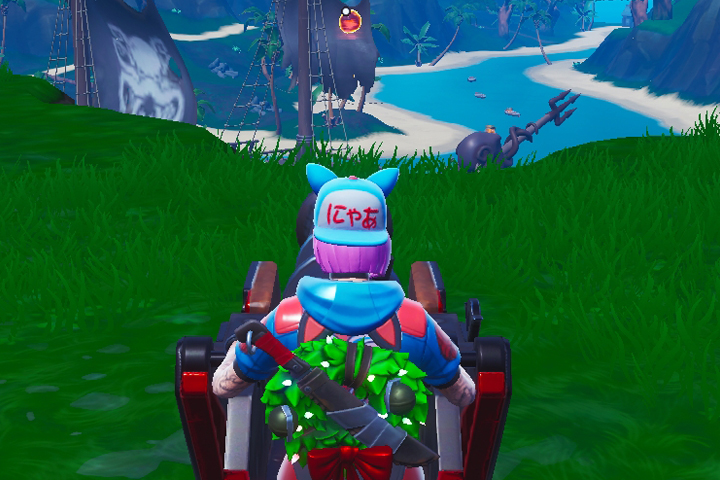 Fortnite : Traverser les cercles enflammés en étant propulsé depuis un Canon, défi semaine 10 saison 8