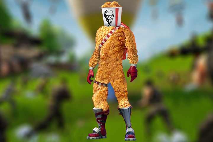 Fortnite : Skin Défenseur poulet, Epic Games pourrait s'associer à KFC