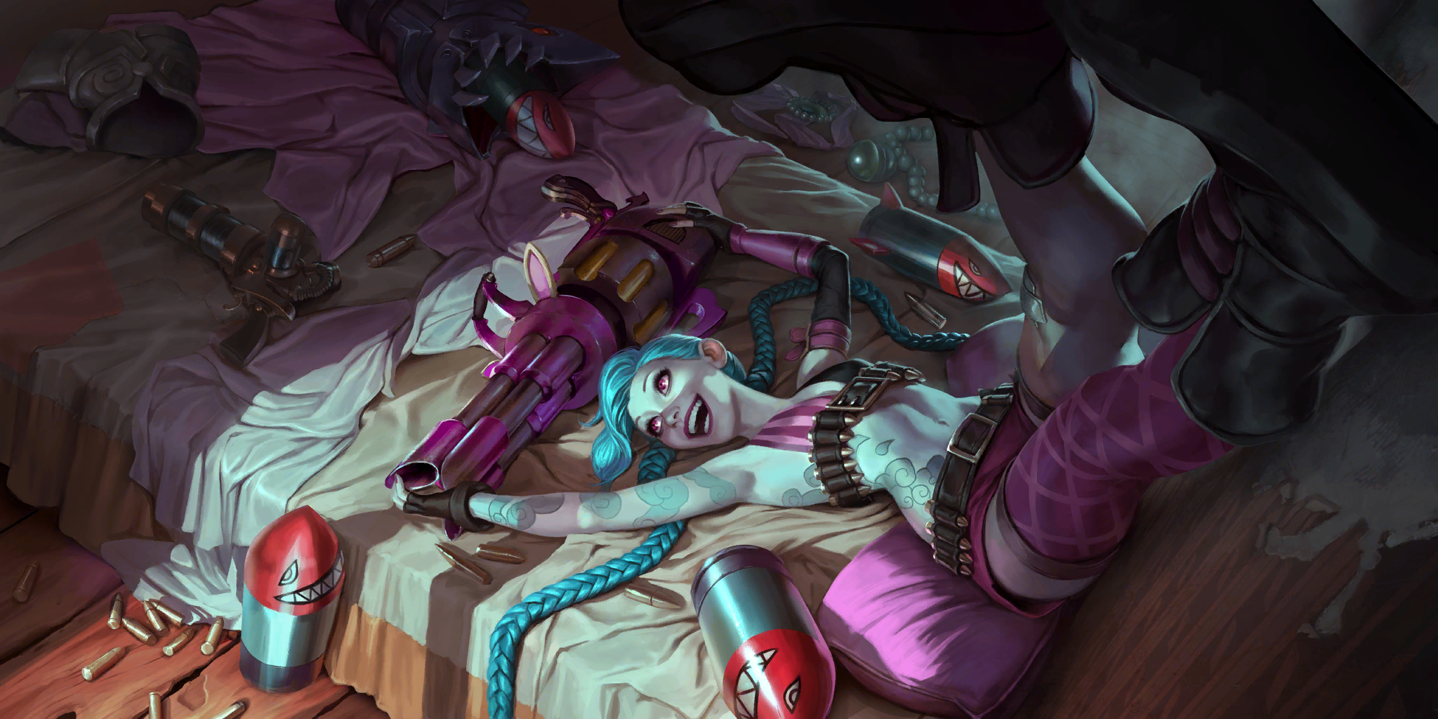 Jinx sur Legends of Runeterra, infos sur le champion de LoR - Carte de Piltover et Zaun