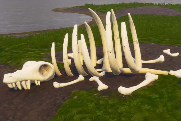 Fortnite : Un squelette est sorti d'un portail à Moisty Mire