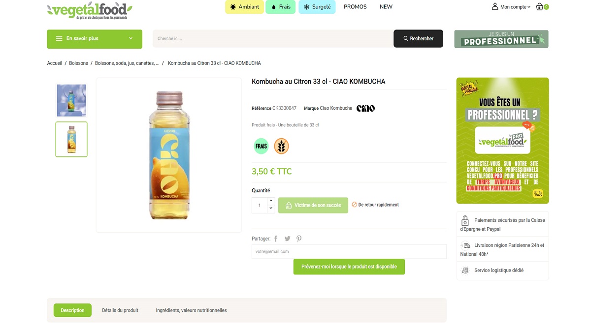 Le prix de Ciao Kombucha de Squeezie justifié ou trop cher pour ce que c'est ? On fait le point !