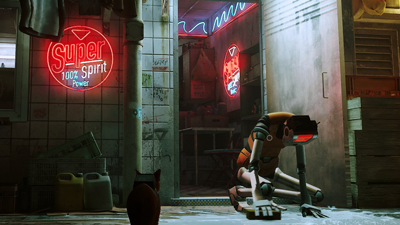 Où trouver de la lessive Super Spirit dans Stray ?