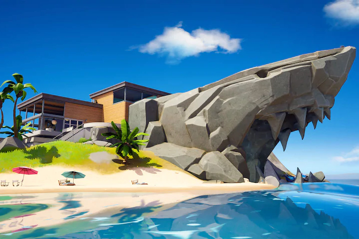 Défi : Fouiller des coffres à la Grotte ou au Requin