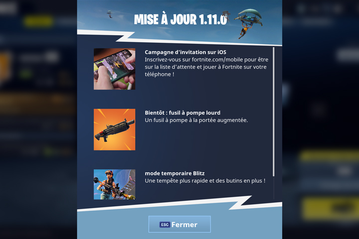 Fortnite : Fusil à pompe lourd, nouvelle arme