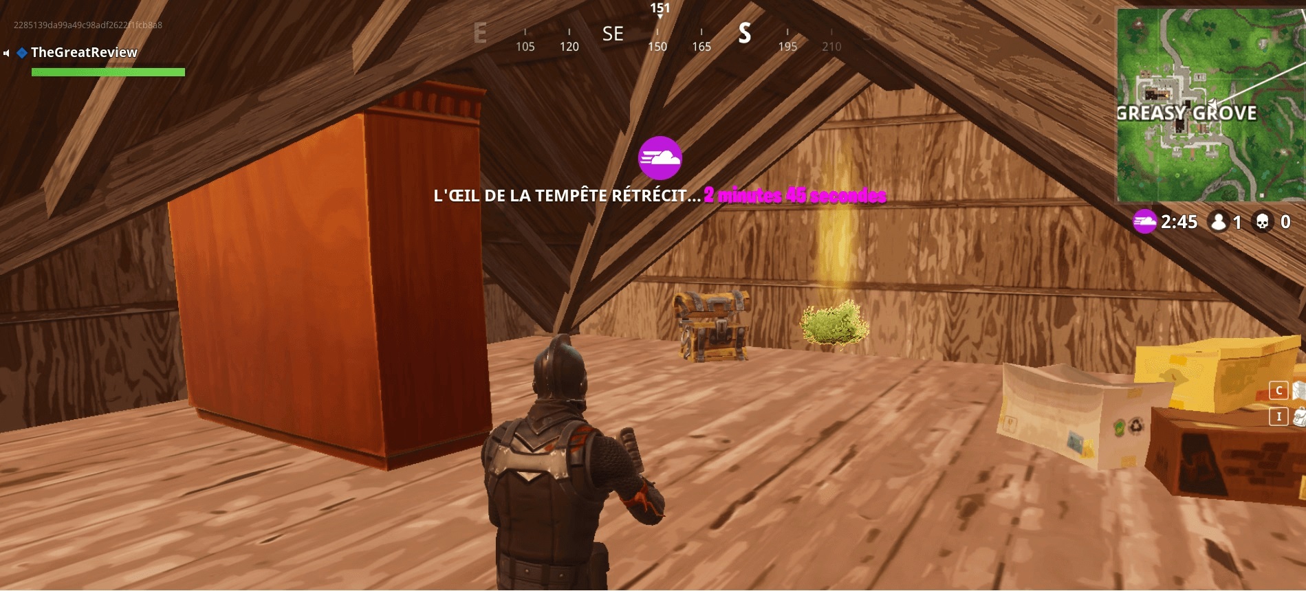Défi : Coffres à Greasy Grove
