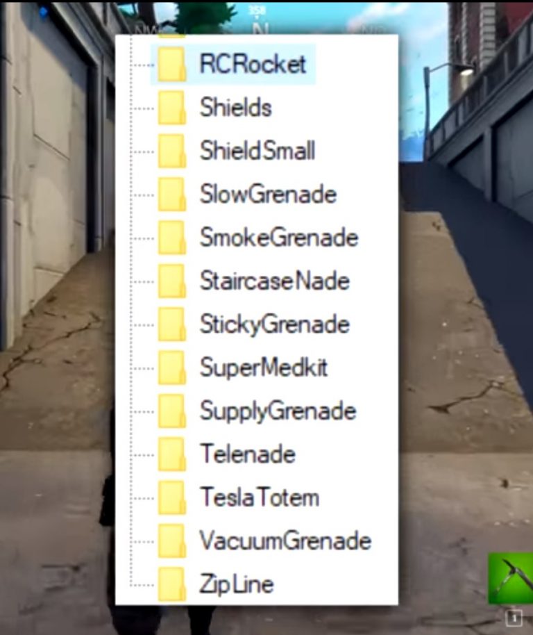 Nouvelle arme sur Fortnite