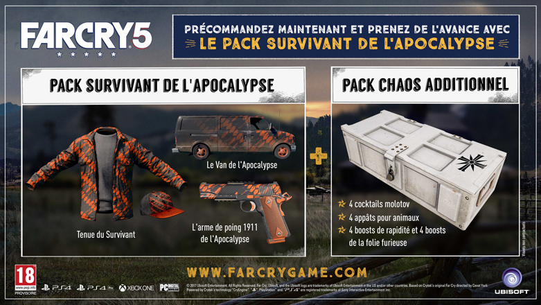 Les éditions de Far Cry 5